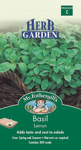 Basil Lemon - Seed 3 Basil Lemon - Seed